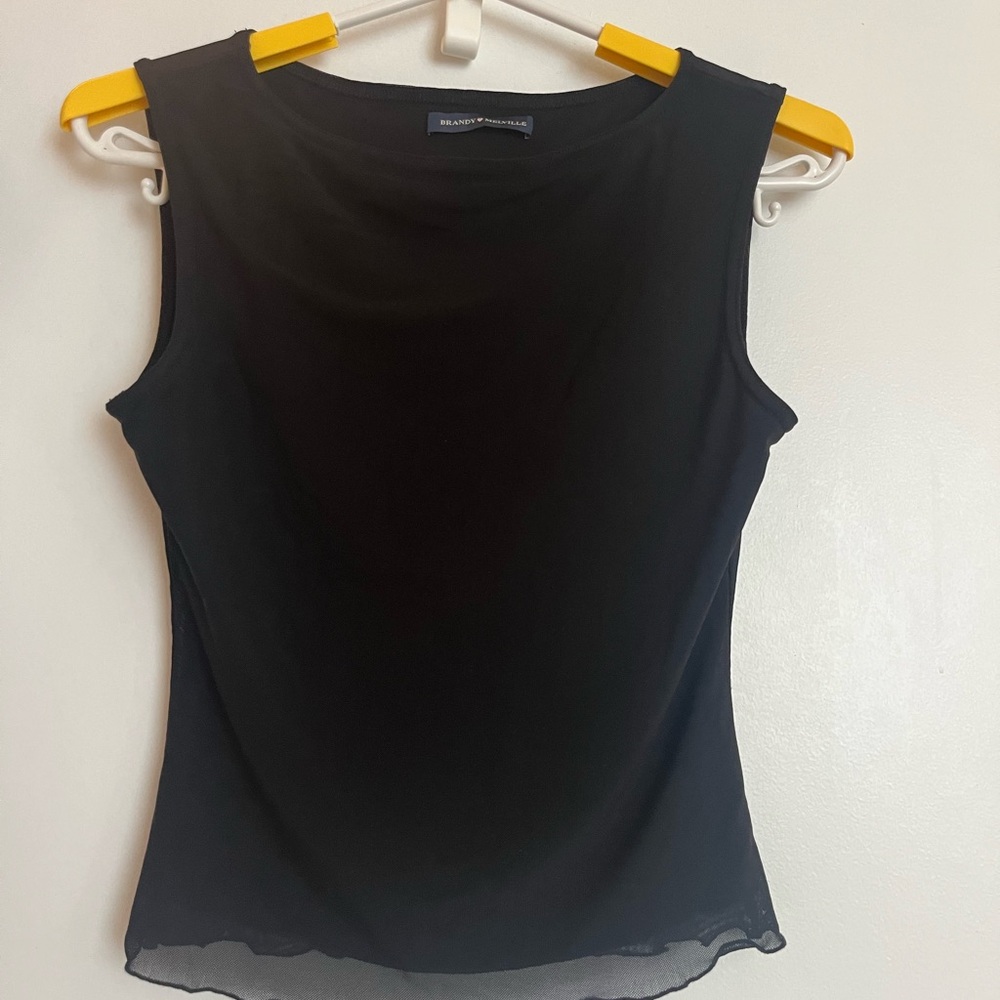 Brandy Melville Black Sleeveless Tank Top